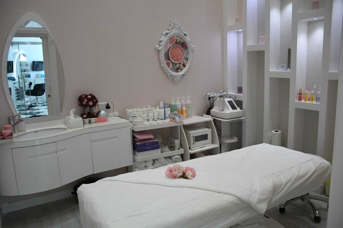 Stilvoller Empfangs- und Beautybereich von TEINT Kosmetikstudio in Düsseldorf-Innenstadt